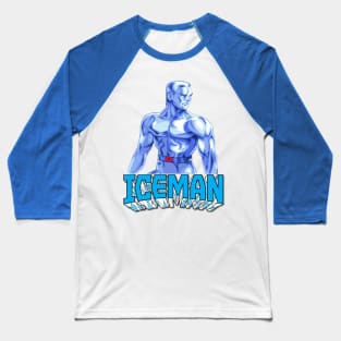 Ice Guy Superhero Baseball T-Shirt